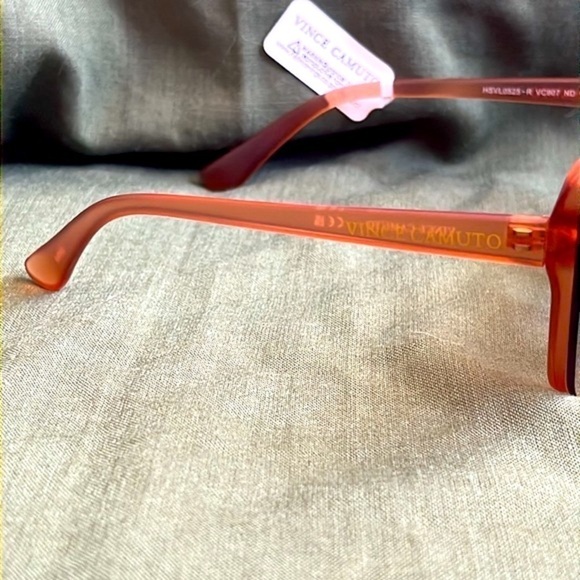 Brand New Vince Camuto Oversized Cat Eye Sunglasses Translucent Frame Gradient main image 13